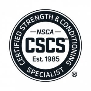 Distintivo CSCS de la NSCA